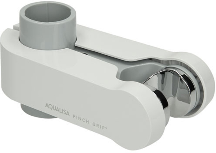 Aqualisa Pinch Grip Shower Head Handset Holder 25mm White Modern 910599 eBay